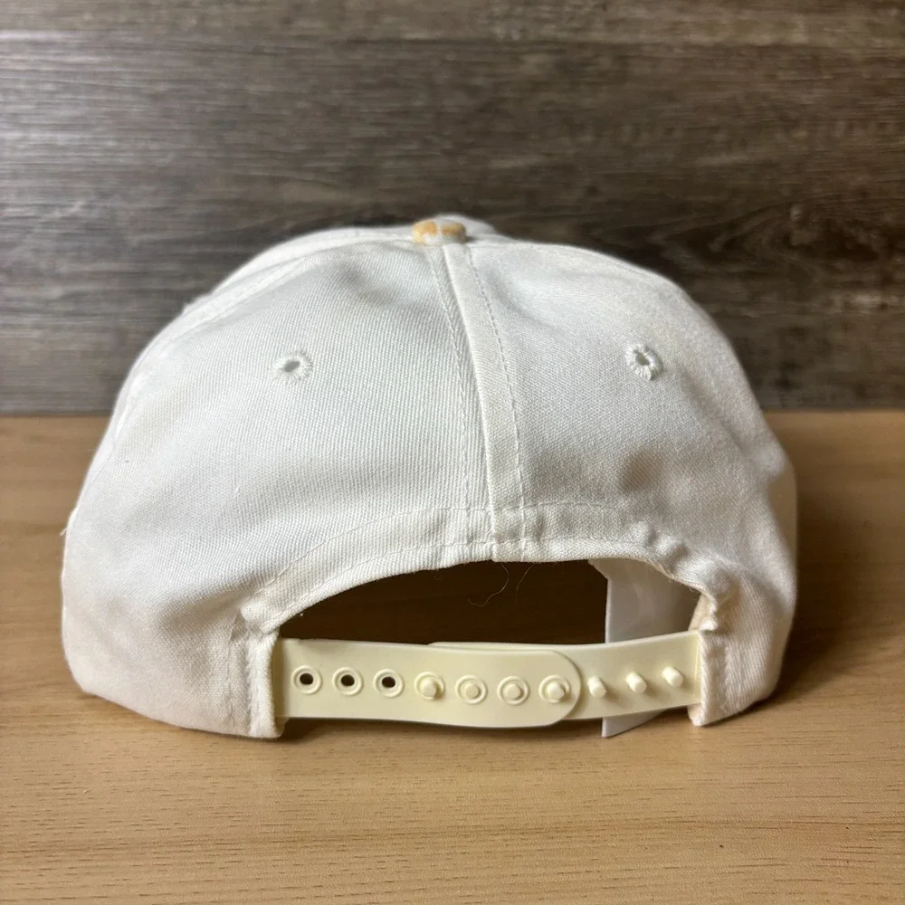 Vintage North High School Polars Hat Cap Snap Back White St Paul Minneapolis